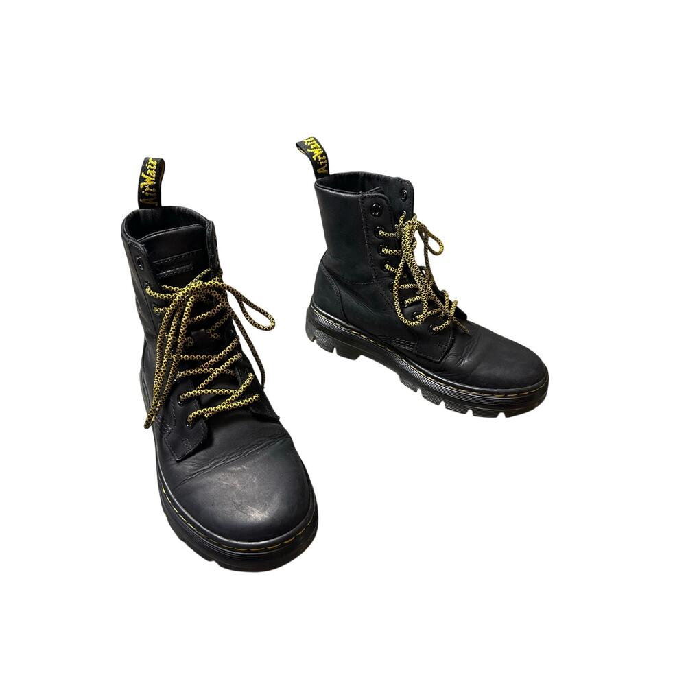 Dr. Martens Black Combs Leather Boots